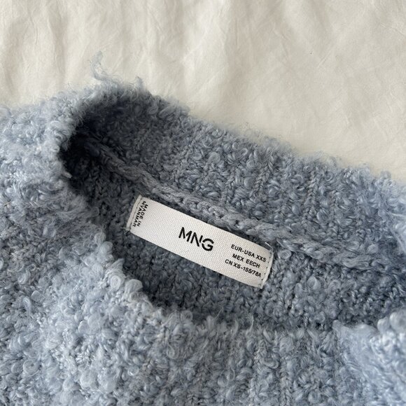 Mango Gallet Textured Boucle Knit Sweater XS - Picture 5 of 7